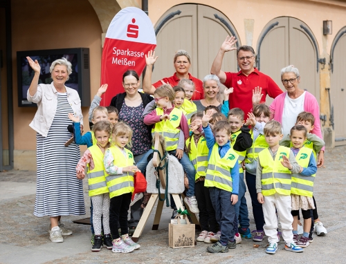 Sächsischer Kindertag im Landgestüt mit der Sparkasse Meißen als Sponsor